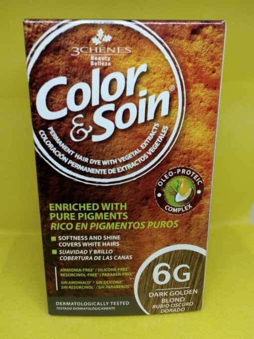 Tinte 6G Color Rubio Oscuro -Dorado