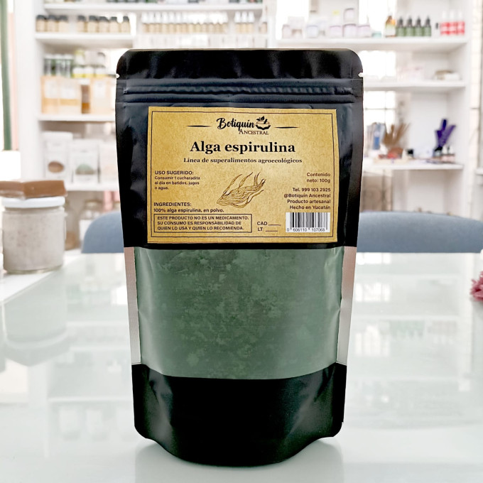 Alga Espirulina en polvo 