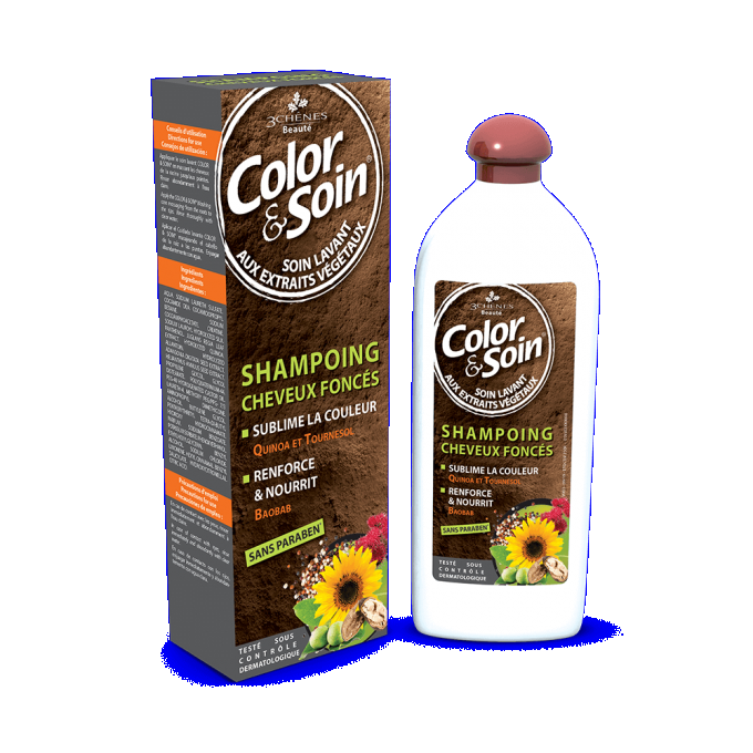 Shampoo para cabellos tenidos oscuros